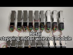 स्टेपर स्क्रू मोटर ऑपरेशन परीक्षण।