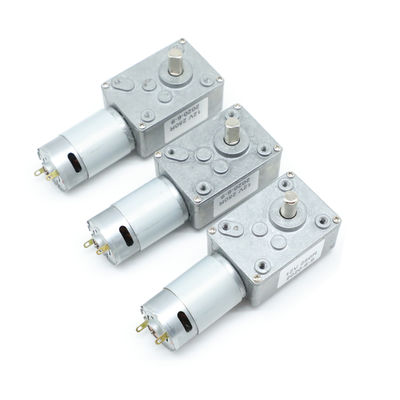 खरीदें छोटा 36V 12V 24v DC वर्म गियर मोटर हाई टॉर्क 136 RPM 1 27 रिडक्शन रेश्यो online manufacture