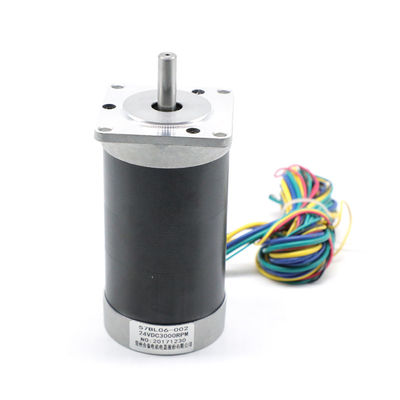खरीदें 24V मिनी ब्रशलेस मोटर 3000RPM 0.44nm 138W 57BL06 002 उच्च दक्षता: online manufacture