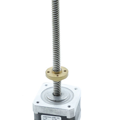 खरीदें 42MM Nema 17 स्टेपर मोटर लीनियर एक्चुएटर माइक्रो DC 3V 4.3 Kg Cm Tr8x4 P2 online manufacture